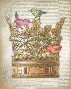 Artist Jean Plout Debuts New Vintage Birds On Crowning Glory Collection